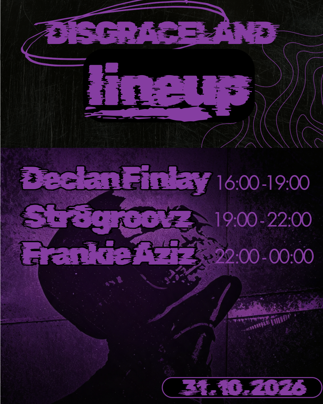 Disgraceland line-up poster